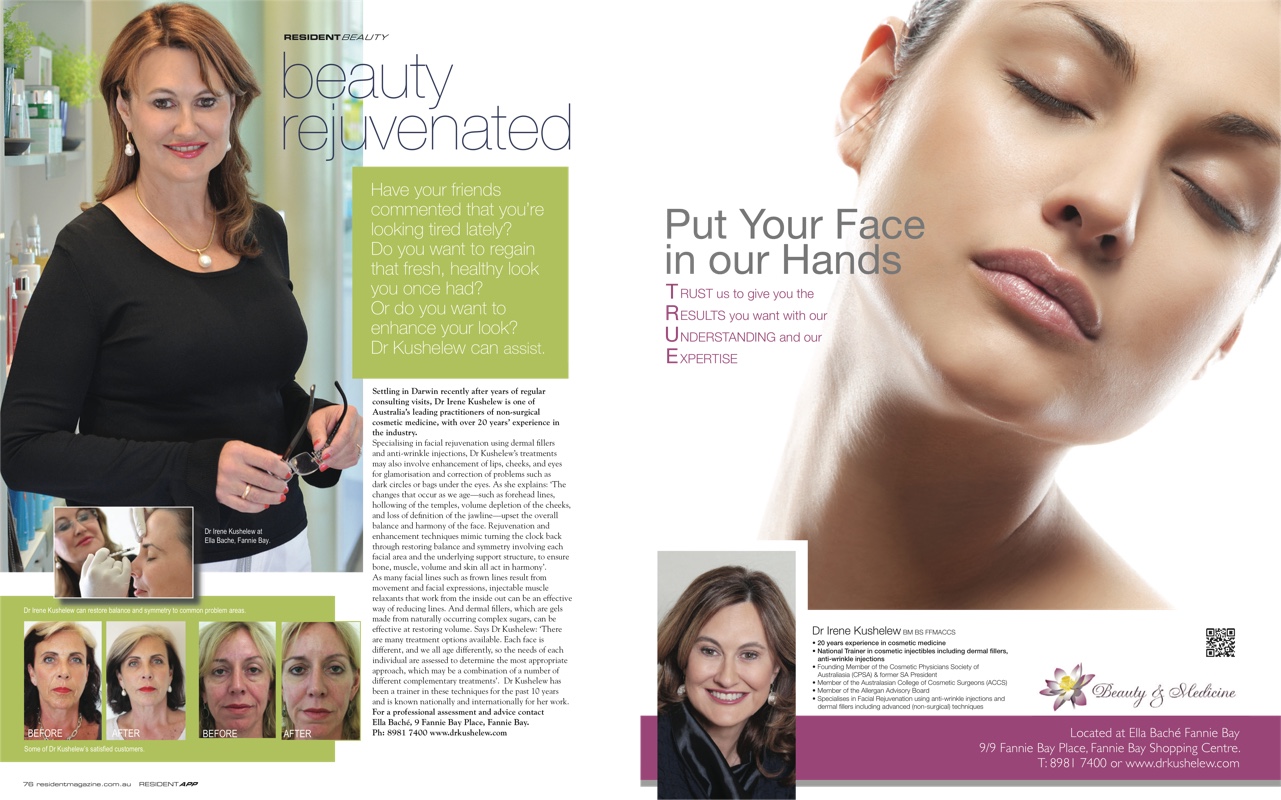 Dr Kushelew in 'Resident Magazine'